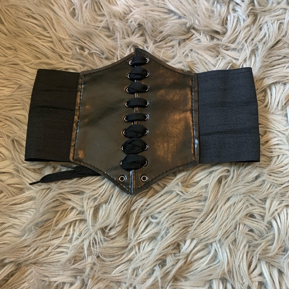 A black shein corset. It is new never worn.